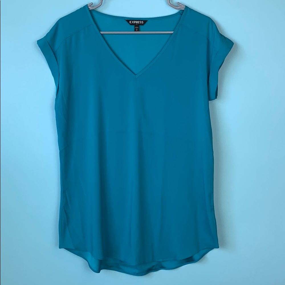 Express Teal Blouse NWOT size Medium